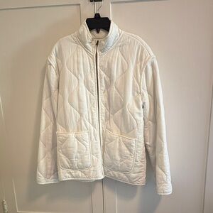 Rails Women's Ivory Quilted Puffer Jacket